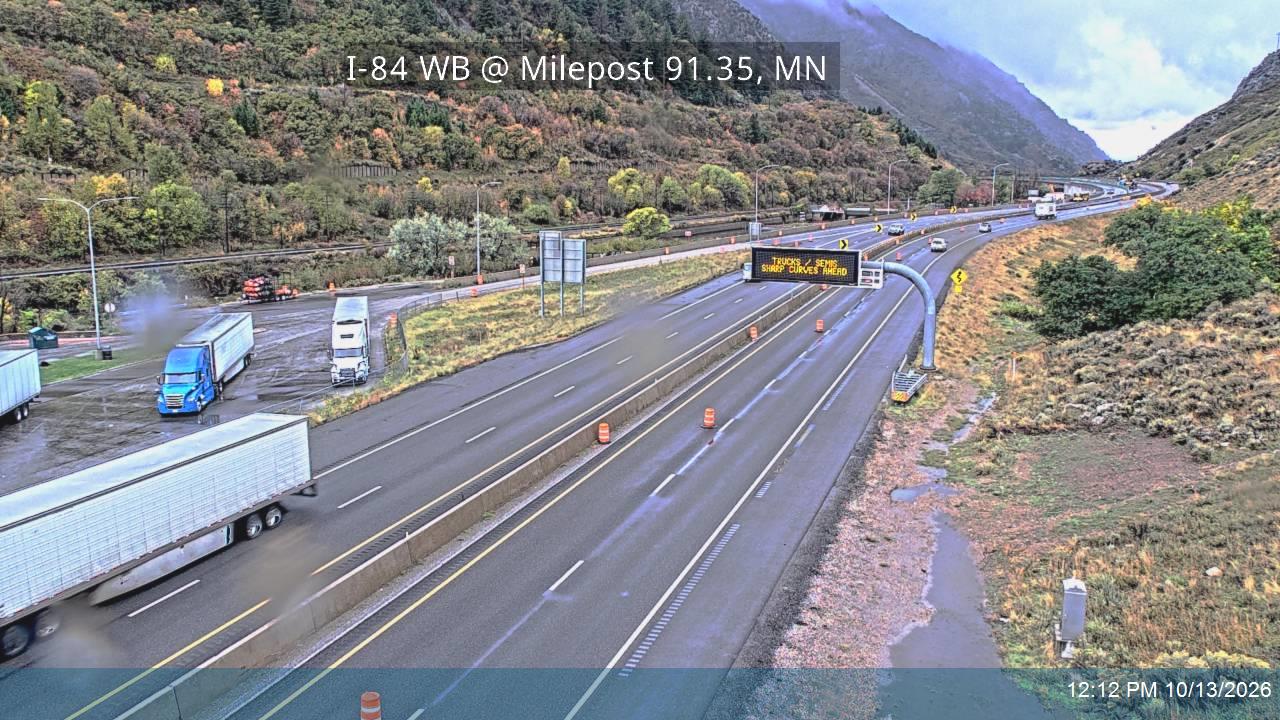 I-84 / Weber Canyon WB @ Milepost 91.35, MN