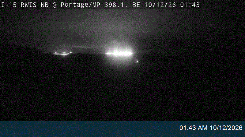 I-15 RWIS NB @ Portage / MP 398.06, BE