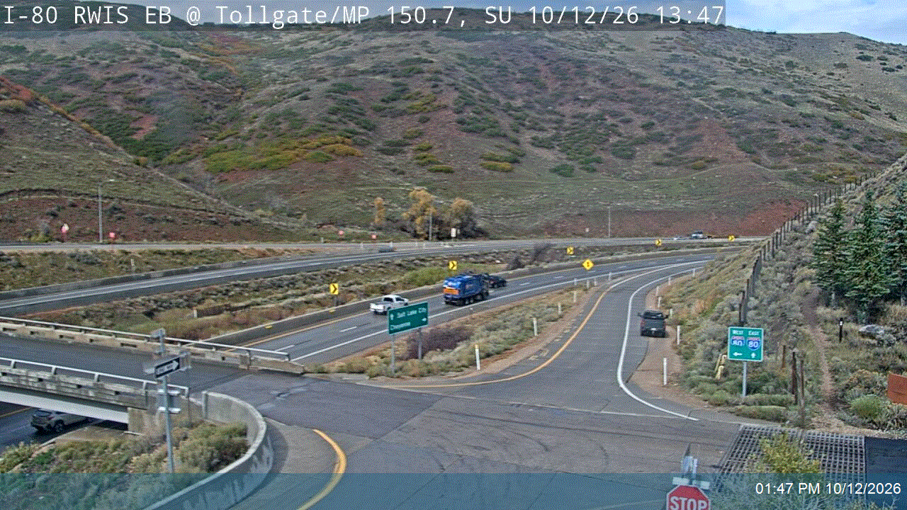 I-80 RWIS EB @ Tollgate Canyon Rd / MP 150.7, SU