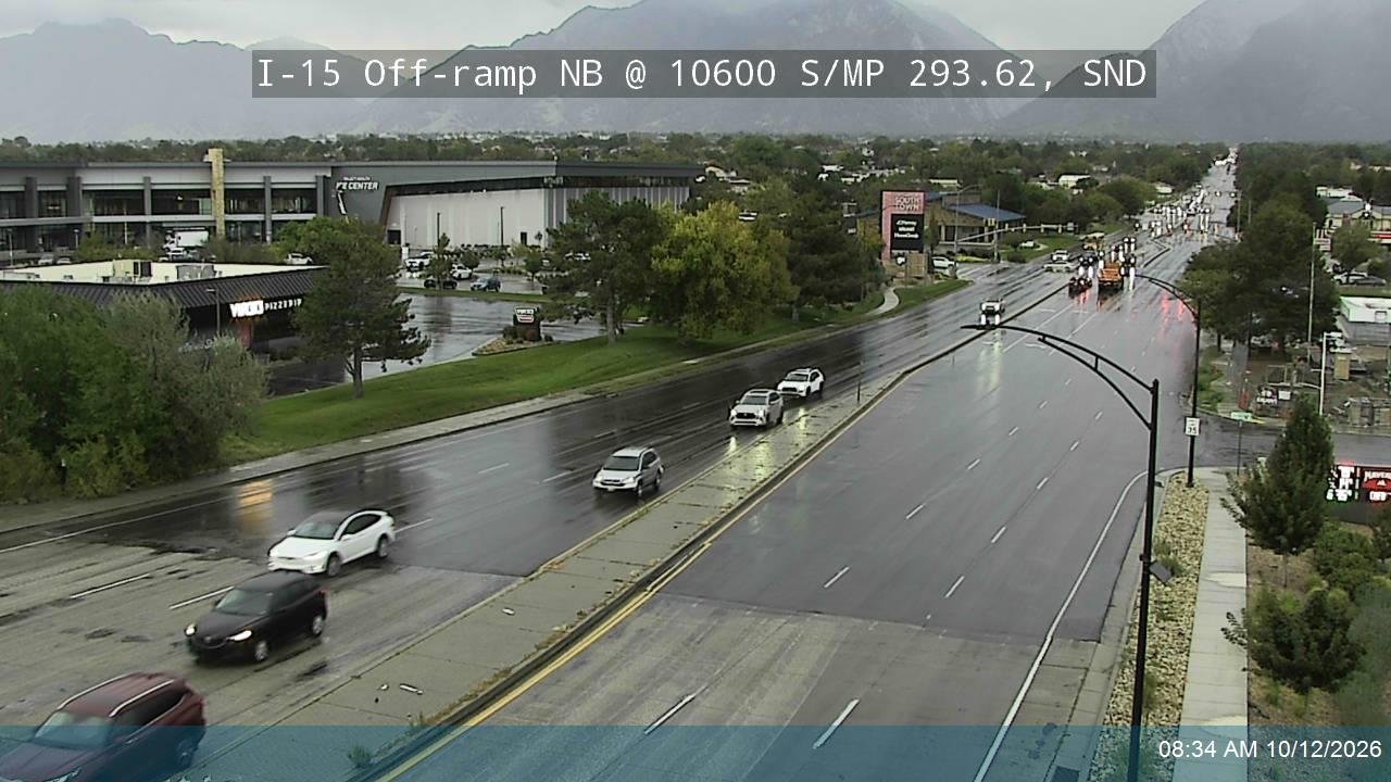I-15 Off-ramp NB @ 10600 S / SR-151 / MP 293.62, SND
