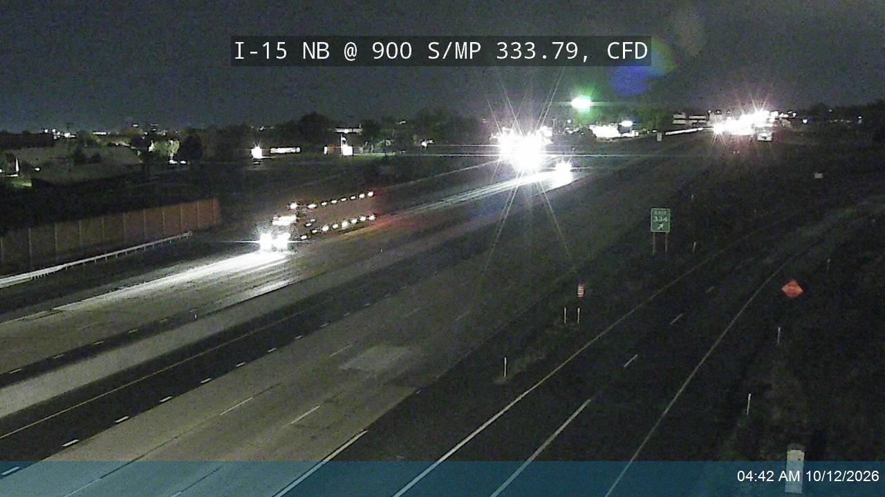 I-15 NB @ 900 S / MP 333.79, CFD