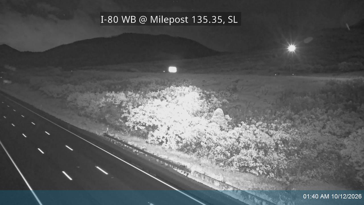 I-80 / Parleys Canyon WB @ Milepost 135.35, SL