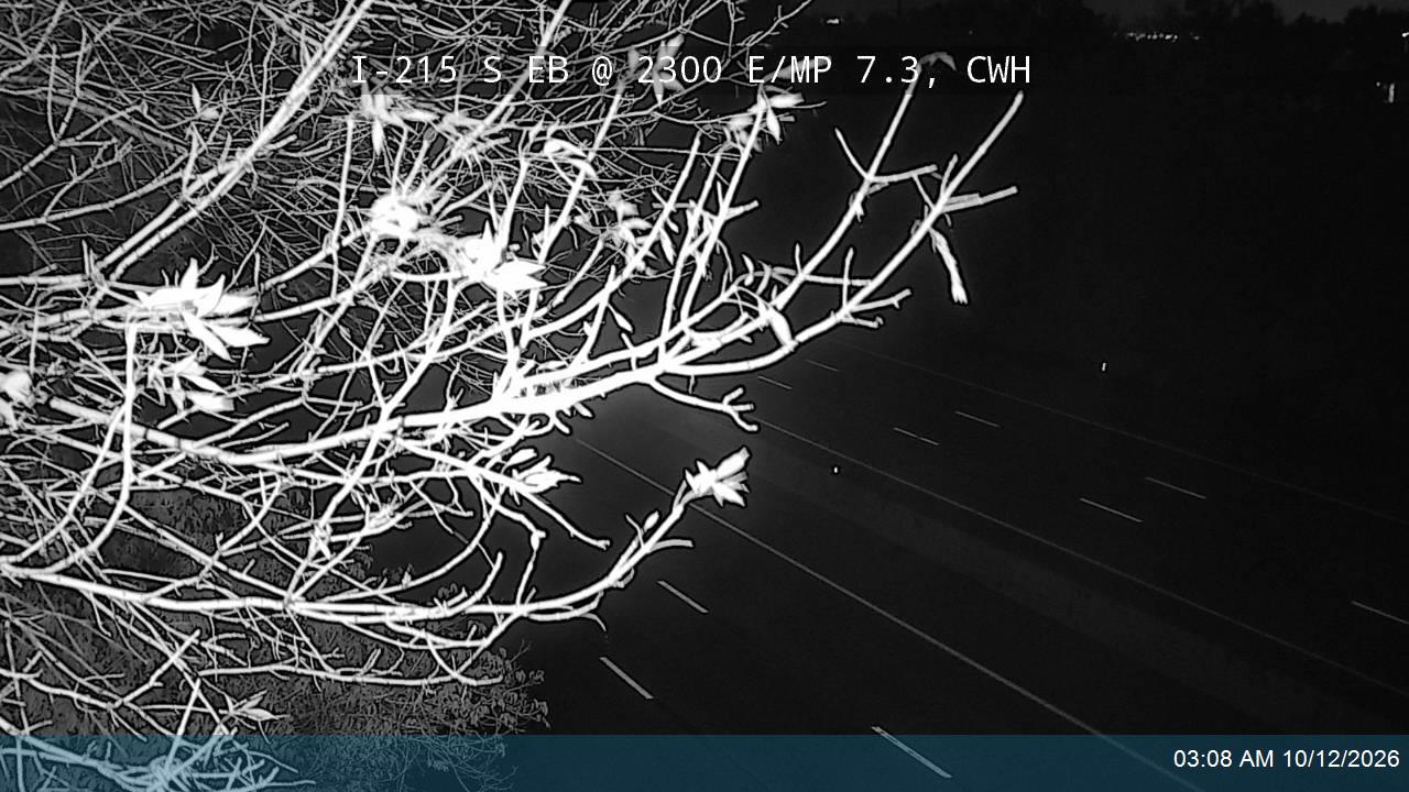 I-215 S EB @ 2300 E / MP 7.3, CWH