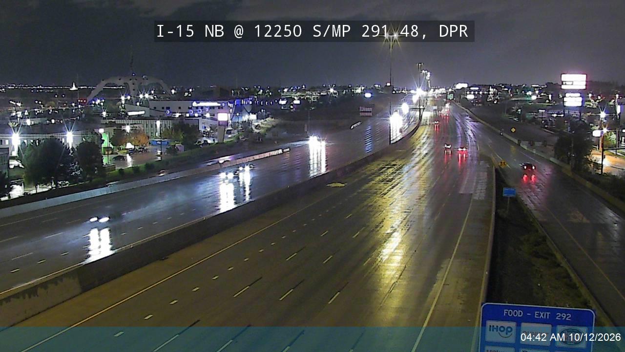 I-15 NB @ 12250 S / MP 291.48, DPR