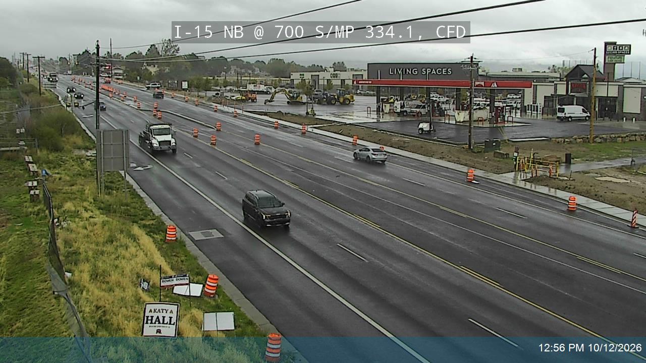 I-15 NB @ 700 S / SR-193 / MP 334.1, CFD