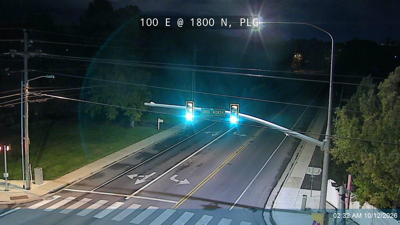 100 E / Canyon Rd @ 1800 N / Murdock Dr, PLG