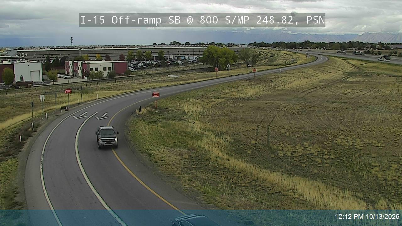 I-15 Off-ramp SB @ 800 S / SR-178 / MP 248.82, PSN