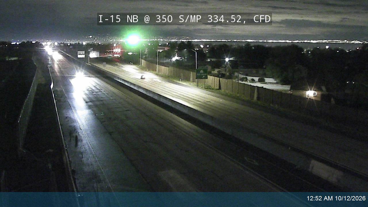 I-15 NB @ 350 S / MP 334.52, CFD