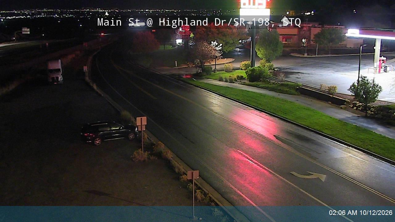 Main St / SR-198 @ Highland Dr / SR-198, STQ