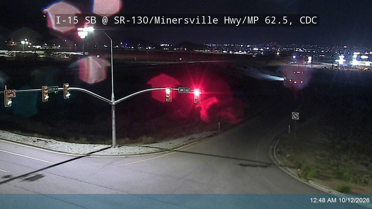 I-15 SB @ SR-130 / Minersville Hwy / MP 62.5, CDC