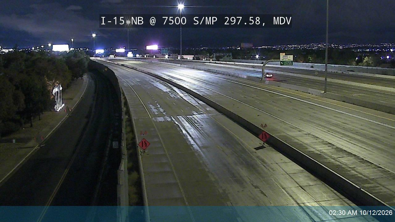 I-15 NB @ 7500 S / MP 297.58, MDV