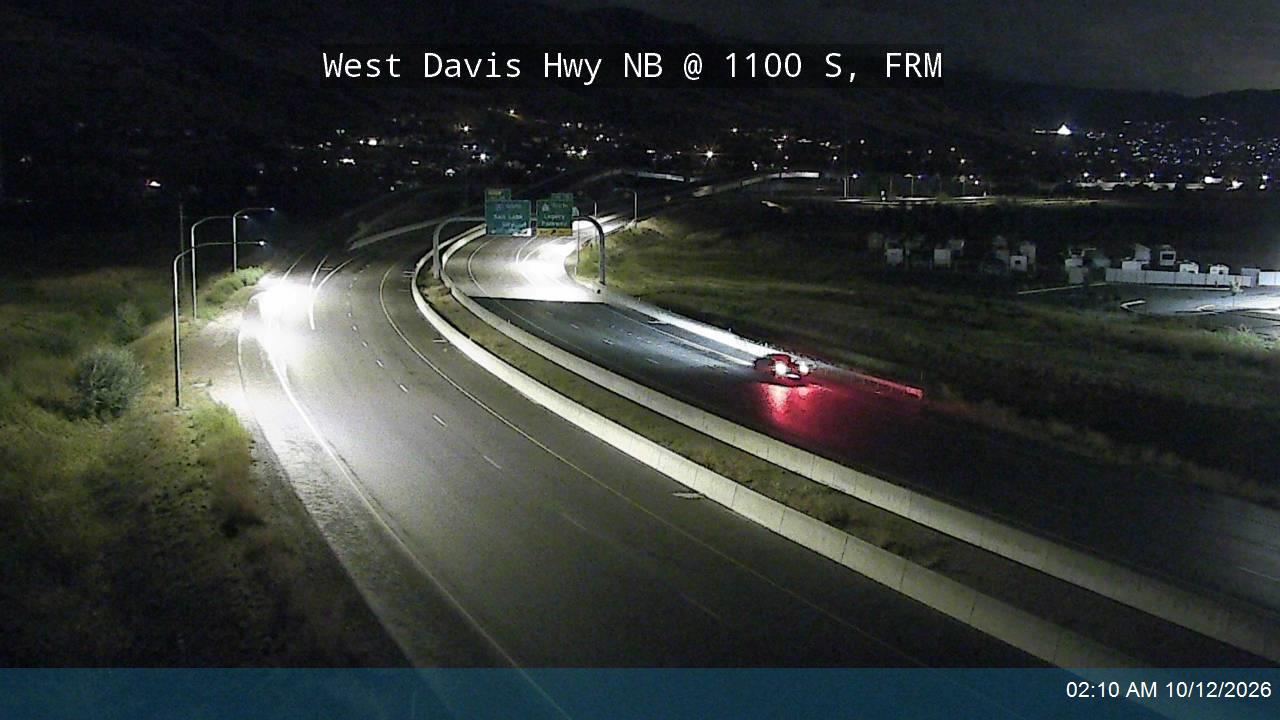 West Davis Hwy / SR-177 NB @ 1100 S / MP 0.05, FRM