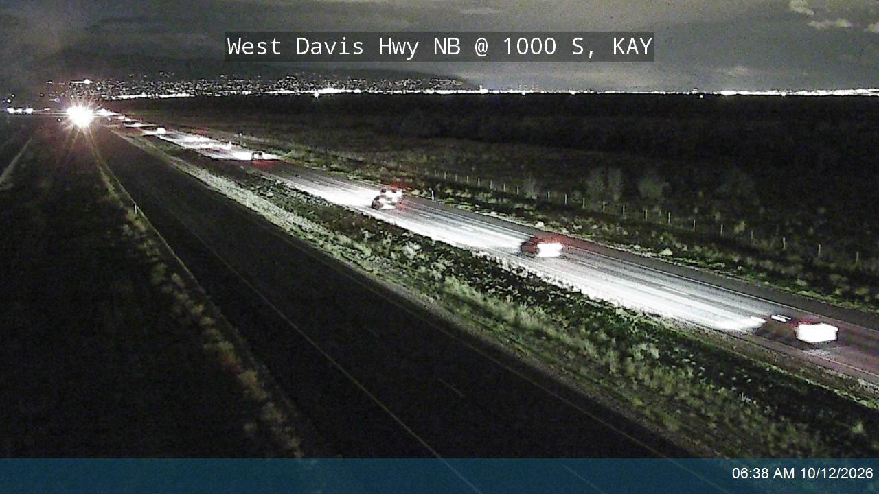 West Davis Hwy / SR-177 NB @ 1000 S / MP 6.18, KAY