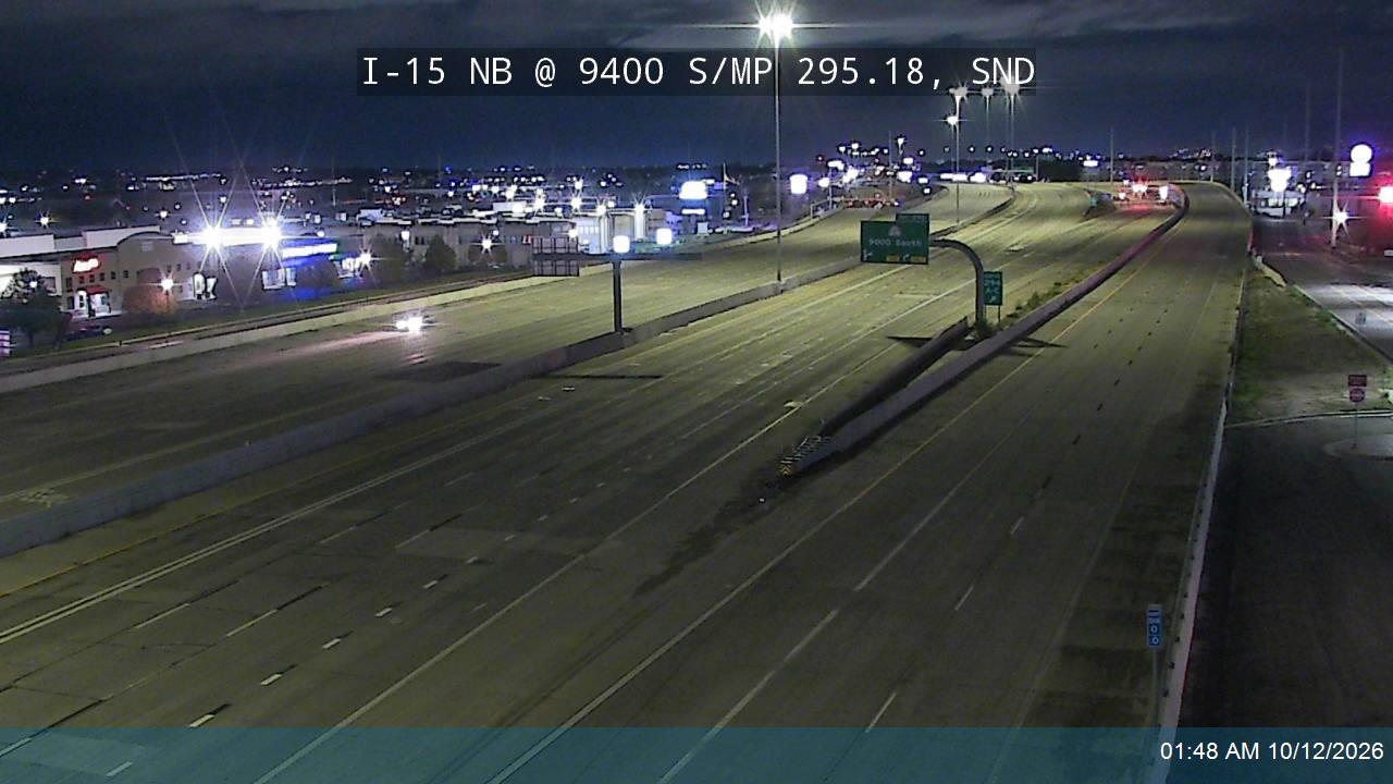 I-15 NB @ 9400 S / MP 295.18, SND