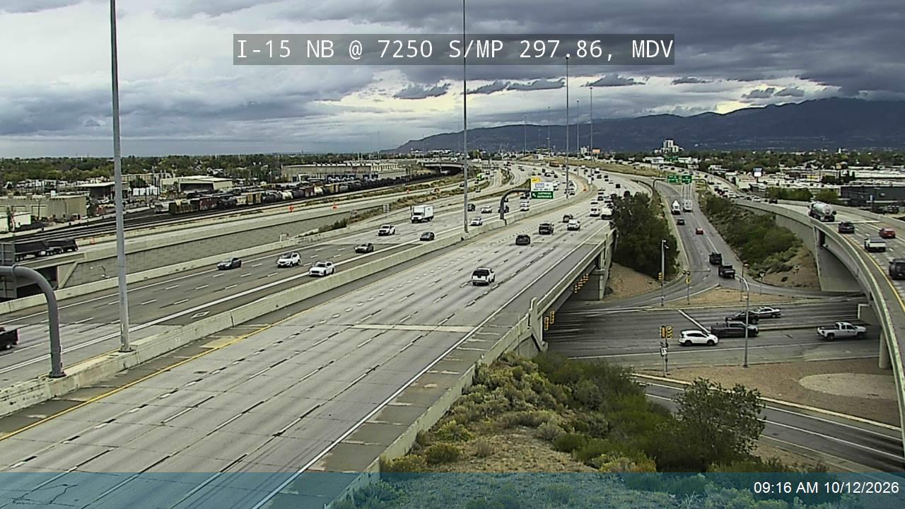 I-15 NB @ 7250 S / MP 297.86, MDV
