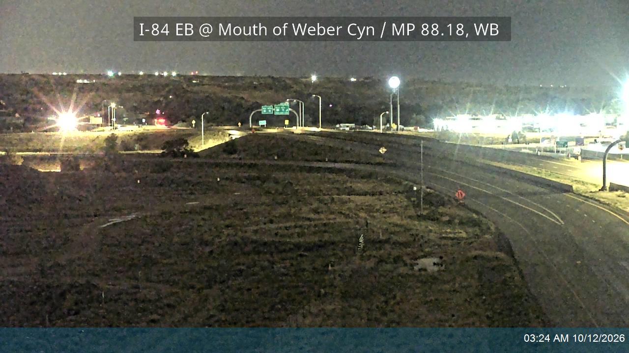 I-84 EB @ Mouth of Weber Cyn / MP 88.18, WB