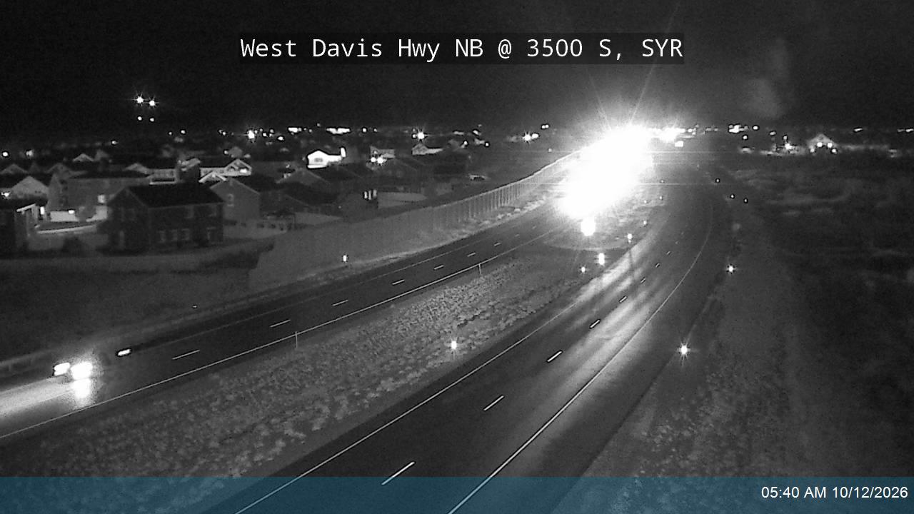 West Davis Hwy / SR-177 NB @ 3500 S / MP 11.15, SYR
