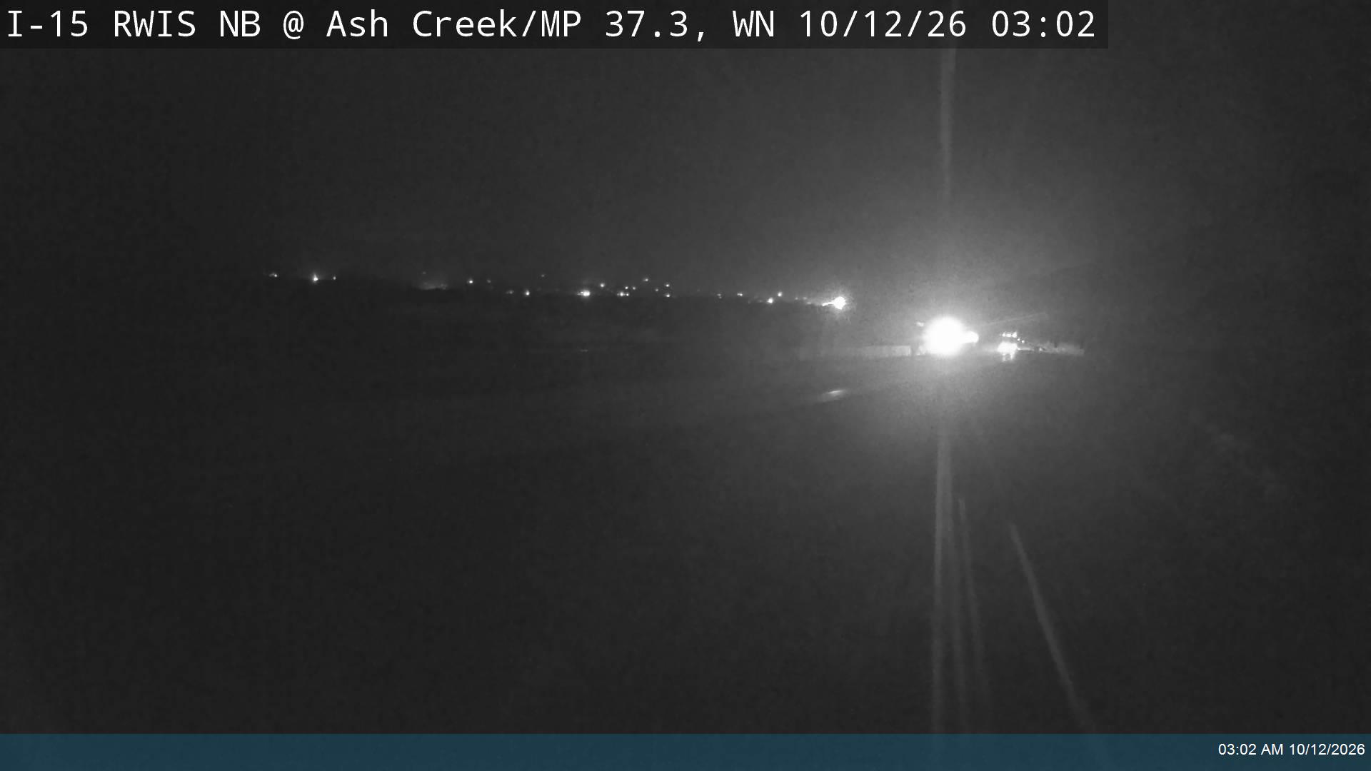 I-15 RWIS NB @ Ash Creek / MP 37.3, WN