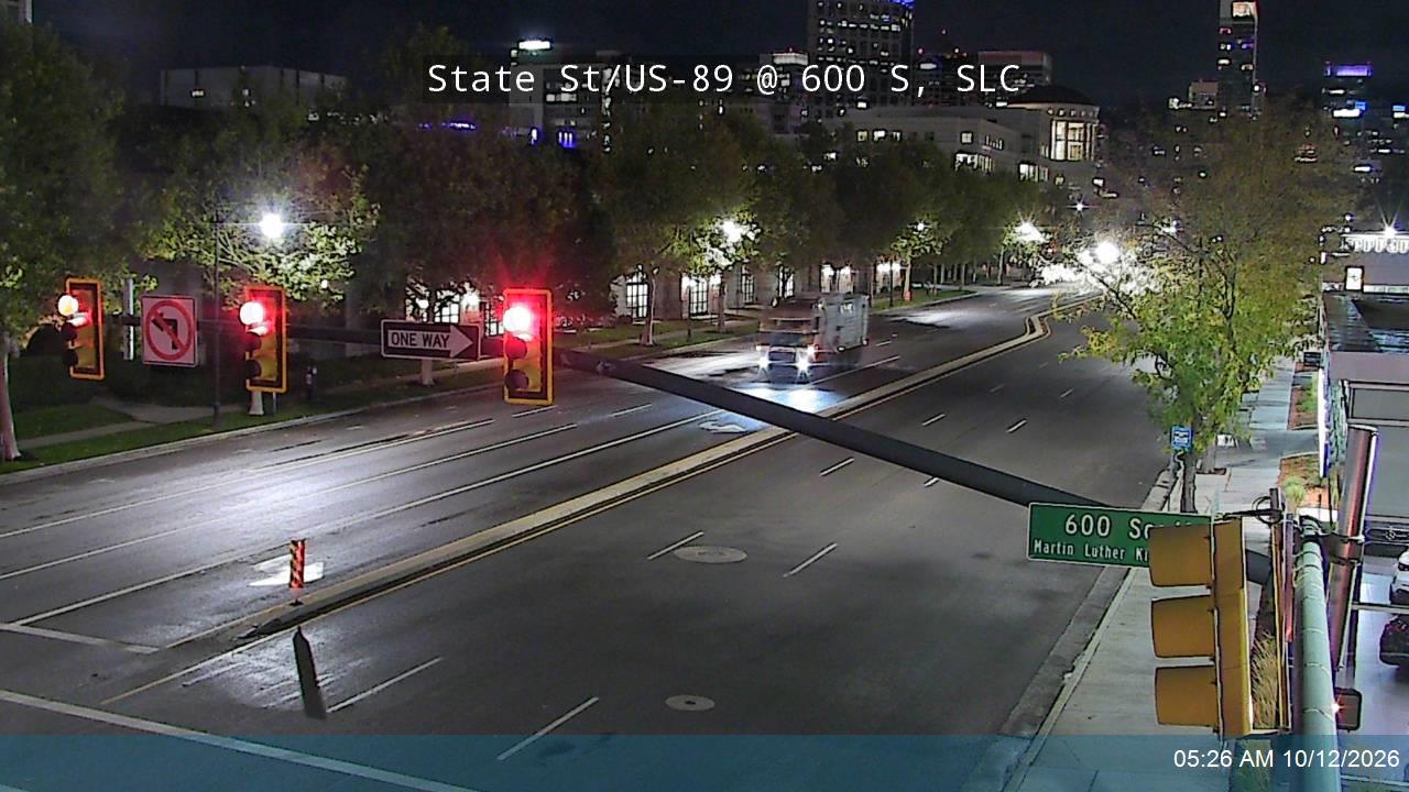 State St / US-89 @ 600 S / Martin Luther King Jr Blvd / SR-269, SLC