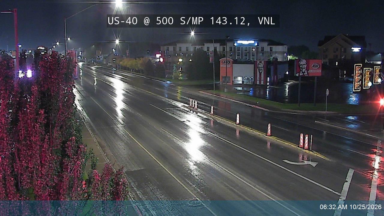 US-40 @ 500 S / MP 143.12, VNL