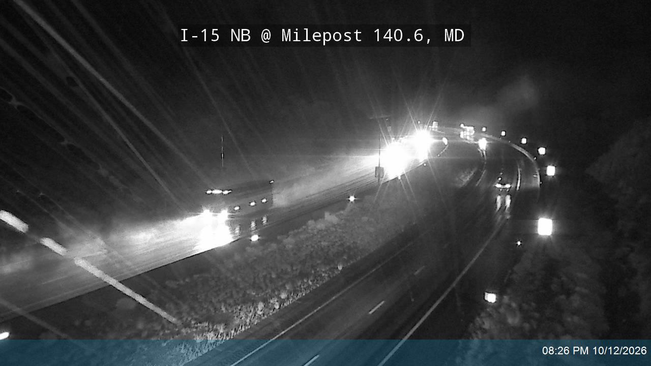 I-15 NB @ Milepost 140.6, MD