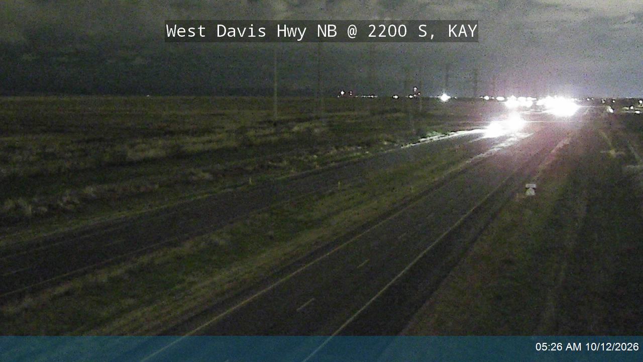 West Davis Hwy / SR-177 NB @ 2200 S / MP 4.39, KAY