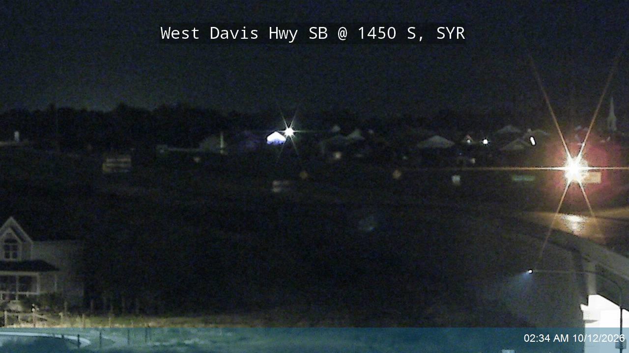 West Davis Hwy / SR-177 SB @ 1450 S / MP 14.07, SYR