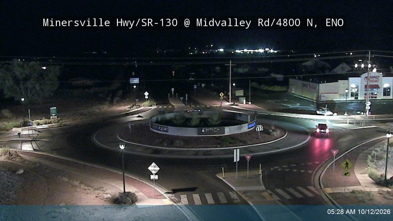 Minersville Hwy / SR-130 @ Midvalley Rd / 4800 N, ENO