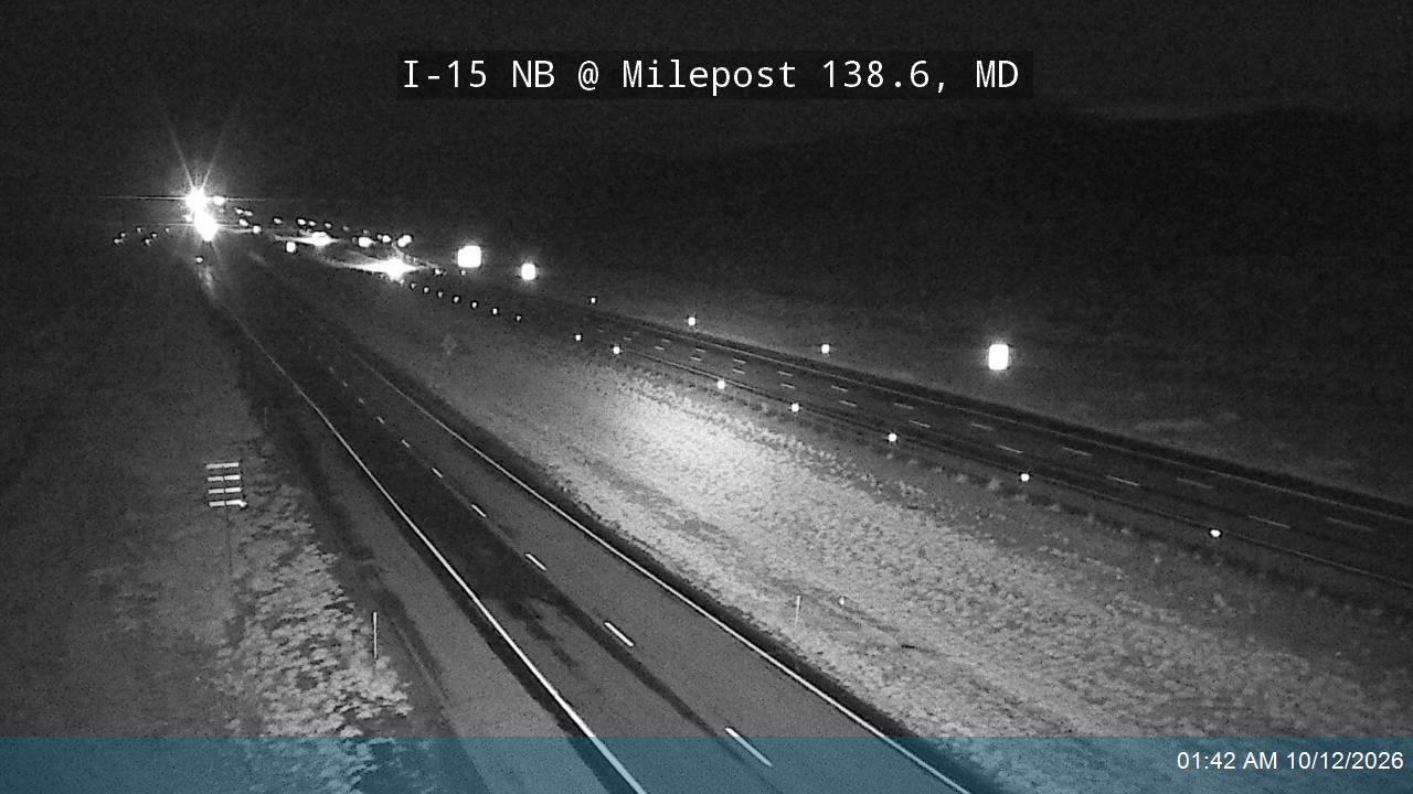 I-15 NB @ Milepost 138.6, MD