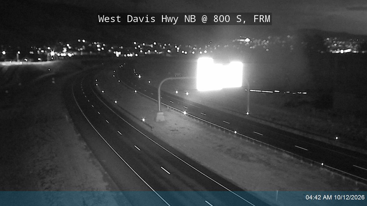 West Davis Hwy / SR-177 NB @ 800 S / MP 1.01, FRM