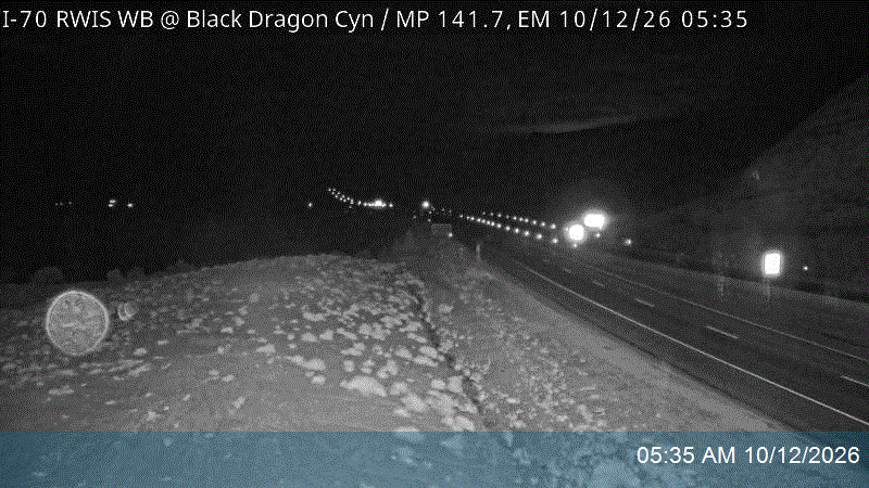 I-70 RWIS WB @ Black Dragon Canyon / MP 141.7, EM