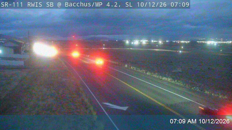 Bacchus Hwy / SR-111 RWIS SB @ 6400 S / MP 4.15, WVC