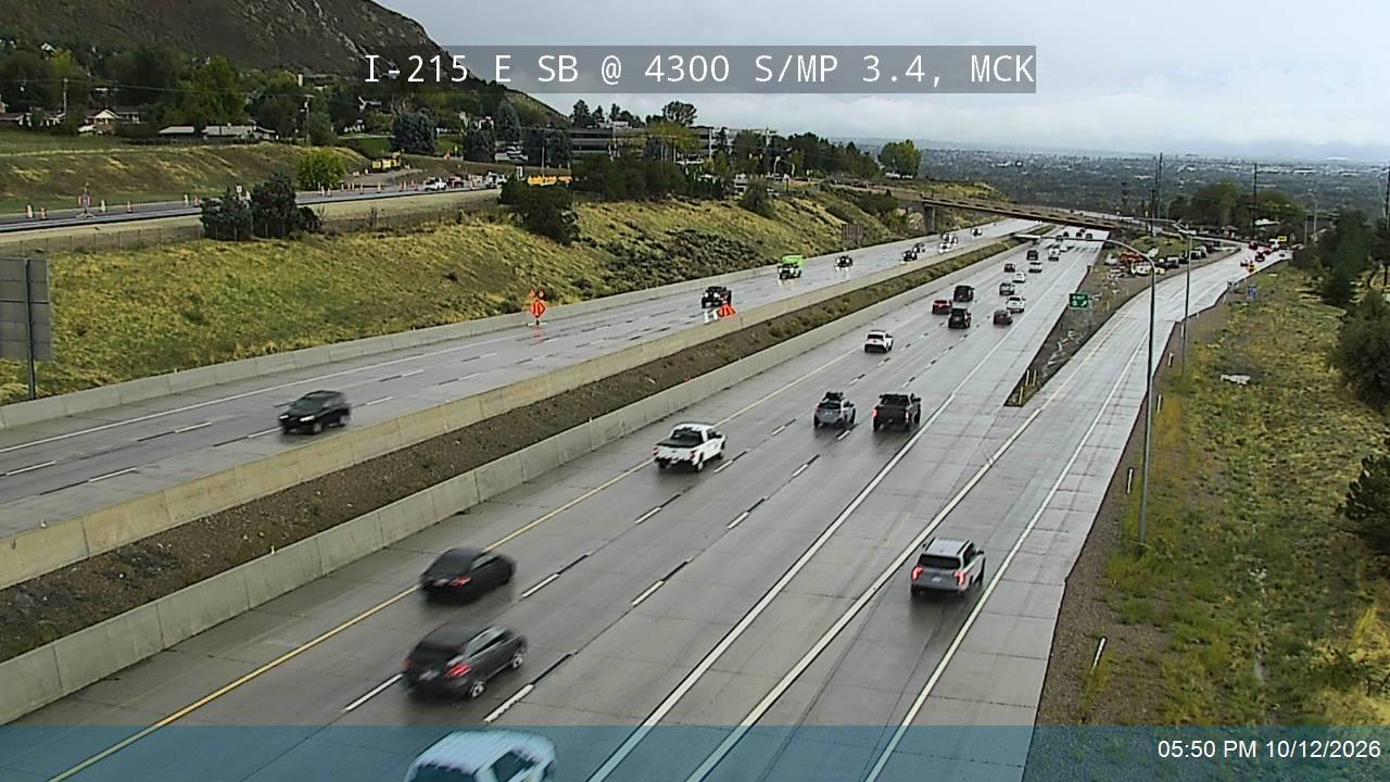 I-215 E SB @ 4300 S / MP 3.4, MCK