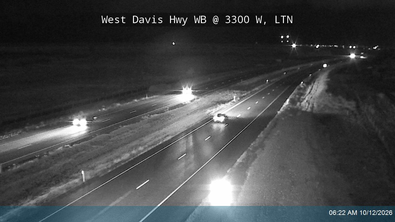 West Davis Hwy / SR-177 WB @ 3300 W / MP 10.15, LTN