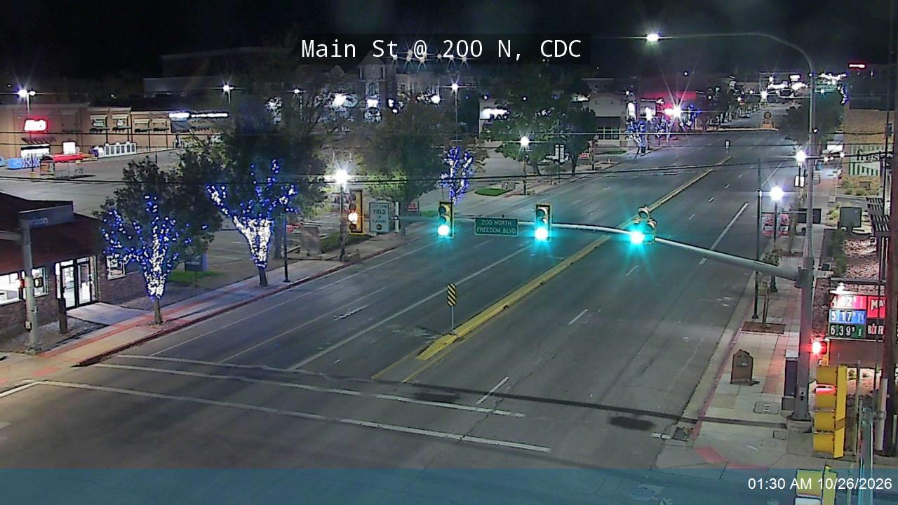 Main St / SR-130 @ 200 N / Freedom Blvd / SR-56, CDC