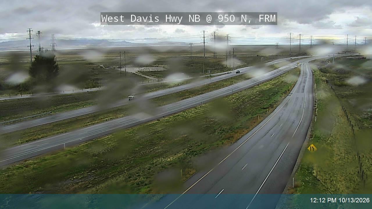 West Davis Hwy / SR-177 NB @ 950 N / MP 3.92, FRM