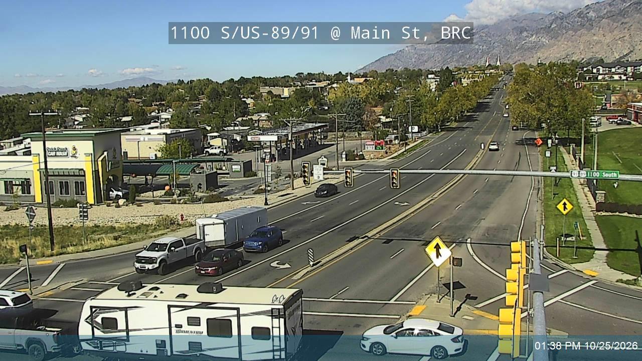 1100 S / US-89/91 @ Main St / US-89 / SR-13, BRC