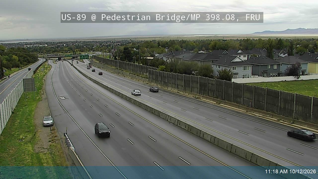 US-89 @ Pedestrian Bridge / MP 398.08, FRU