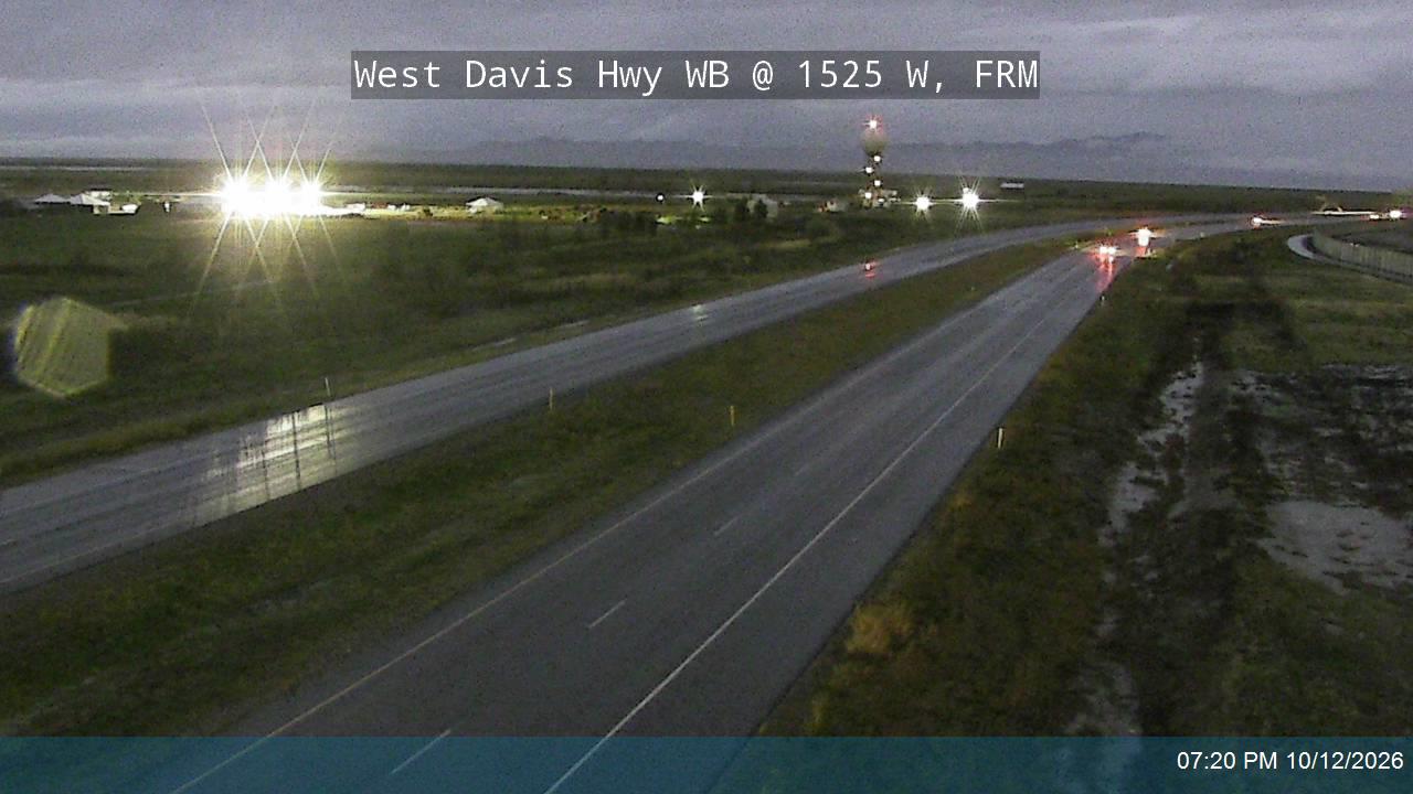 West Davis Hwy / SR-177 WB @ 1525 W / MP 1.49, FRM