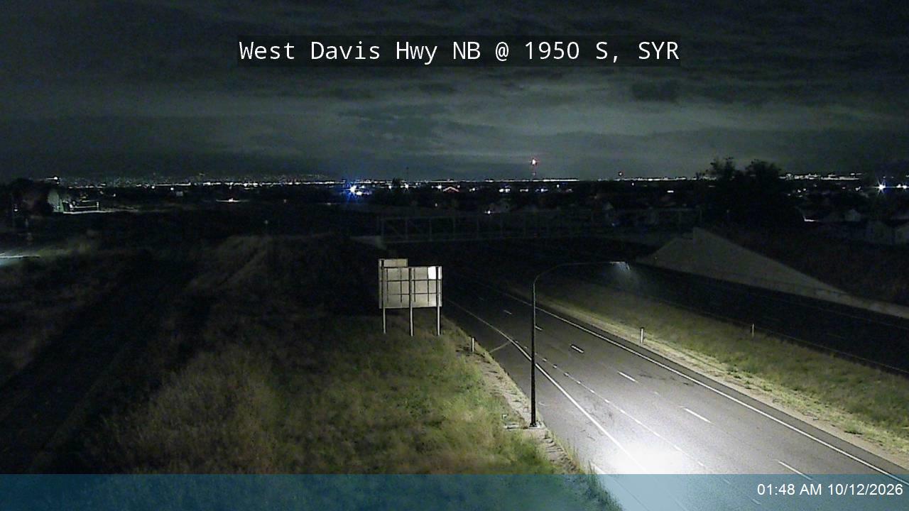 West Davis Hwy / SR-177 NB @ 1950 S / MP 13.52, SYR