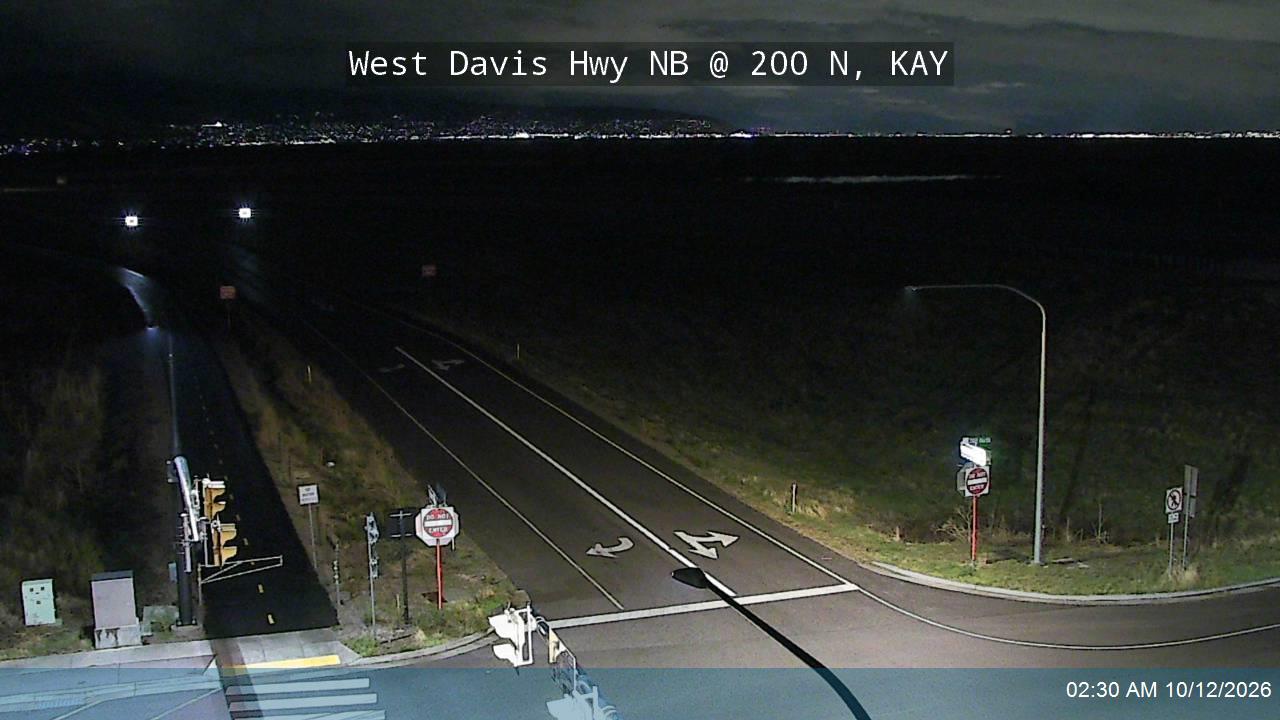 West Davis Hwy / SR-177 NB @ 200 N / MP 7.69, KAY