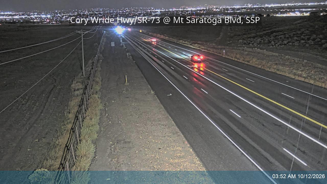 Cory Wride Hwy / SR-73 @ Mt Saratoga Blvd / MP 34.6, SSP
