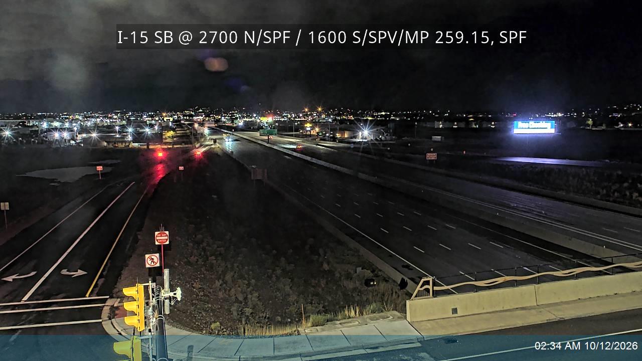 I-15 SB Ramps @ 2700 N, SPF / 1600 S, SPV