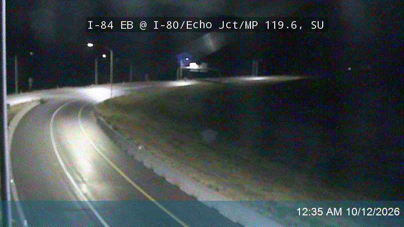 I-84 EB @ I-80 / Echo Jct / MP 119.6, SU