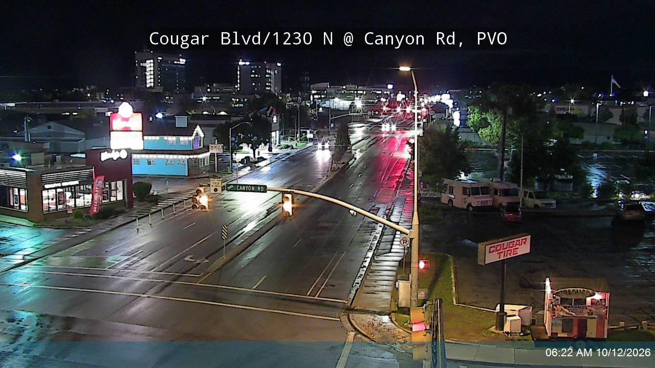 Cougar Blvd / 1230 N @ Canyon Rd, PVO