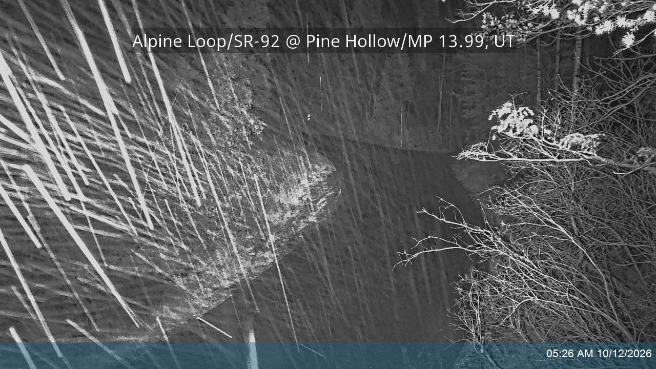 Alpine Loop / SR-92 @ Pine Hollow / MP 13.99, UT