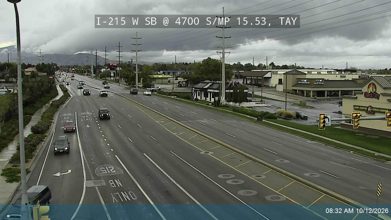 I-215 W SB @ 4700 S / SR-266 / MP 15.53, TAY