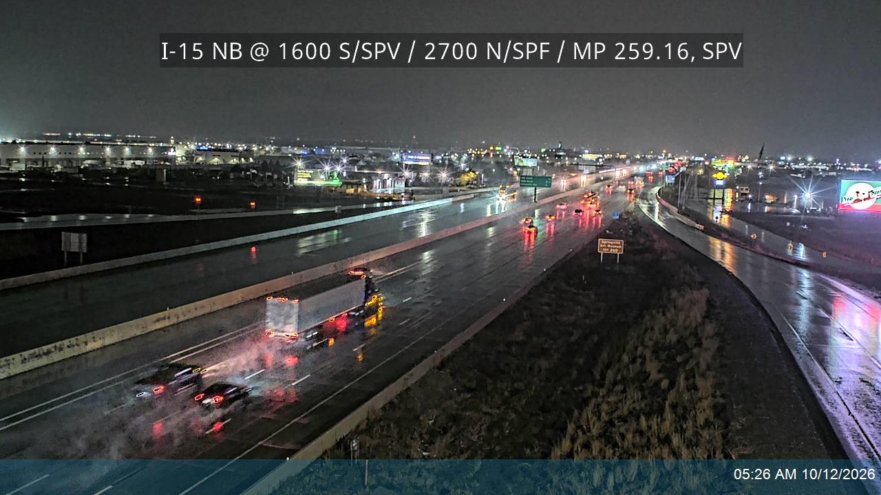 I-15 NB Ramps @ 1600 S,SPV / 2700 N,SPF