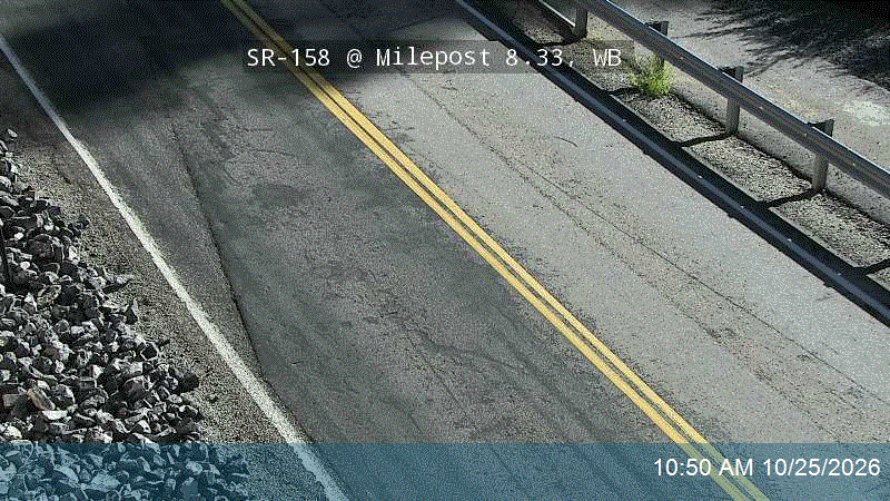 SR-158 @ Milepost 8.33, WB