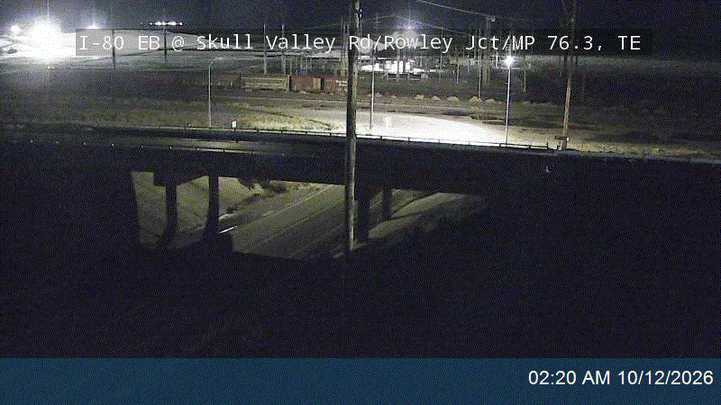 I-80 EB @ Skull Valley Rd / Rowley Jct / SR-196 / MP 76.3, TE